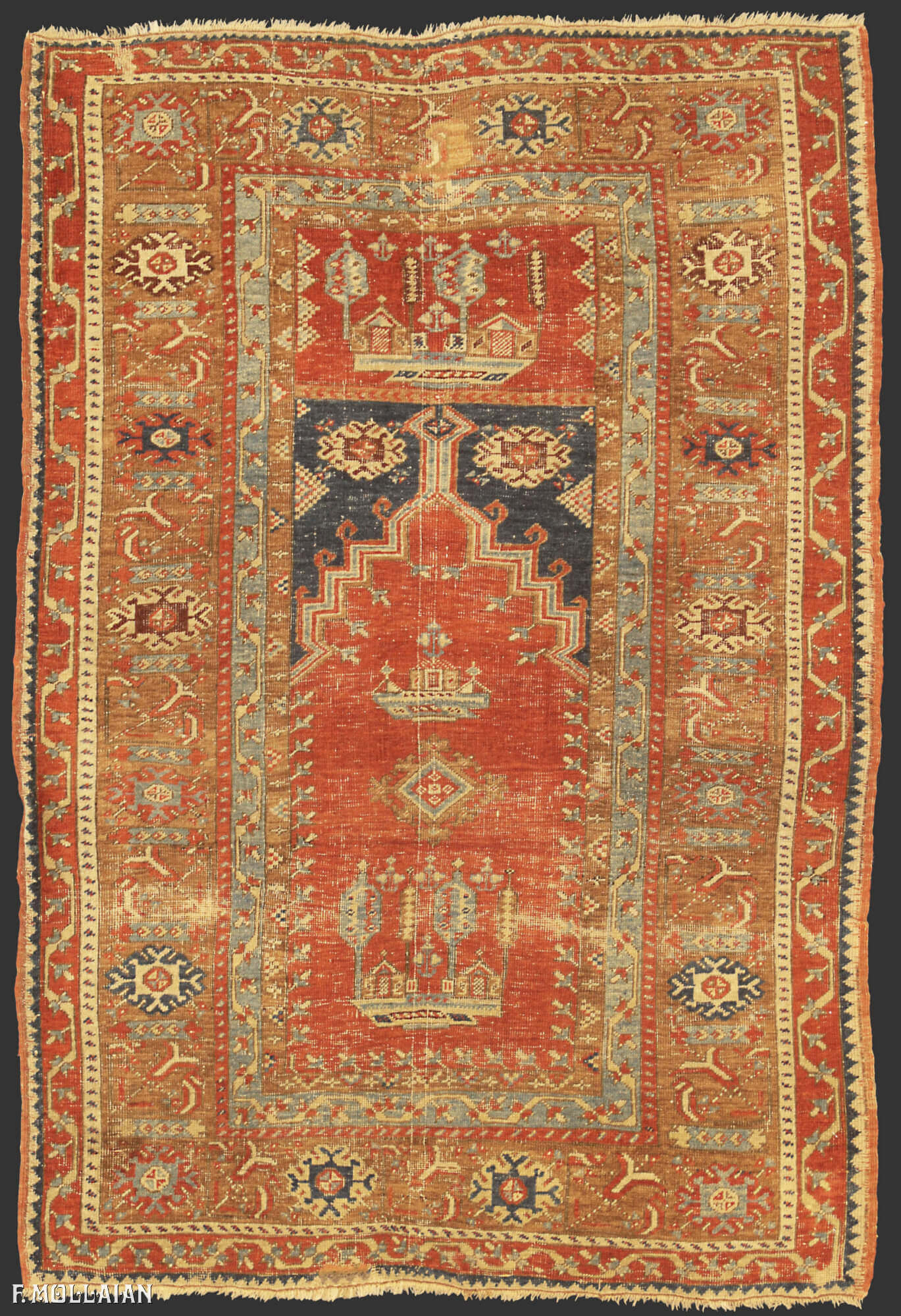 Antique Turkish Ladik Rug (163x113 cm)